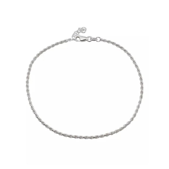 New AQUA Rope Chain Ankle Bracelet - Picture 1 of 4